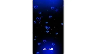 Blue Heart Black Screen Template | Black Screen | Kinemaster Effect