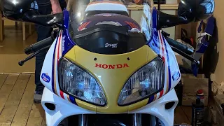 6 months of work in 2 minutes. Honda NSR Rothmans home-made by Patrick Teil, VeloceProd, France