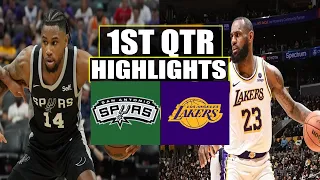 Los Angeles Lakers vs San Antonio Spurs 1st Game Highlights | Feb 23 | 2024 NBA Season