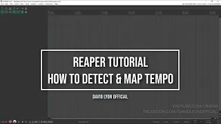 REAPER DAW Tutorial - How to auto-detect tempo without plugins