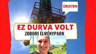 EZ DURVA VOLT | Legyőztük a félelmeinket az élményparkban | Családi vlog | Féltem felülni a toronyra