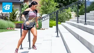 Ashley Horner's Sucking-Wind Stair Workout! | Outdoor Workout