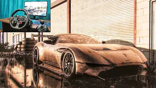 Rebuilding a Aston Martin Vulcan - NFS HEAT - Logitech G29 gameplay