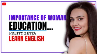 Learn English With Preeti Zinta | Practice English Speaking - English Subtitles