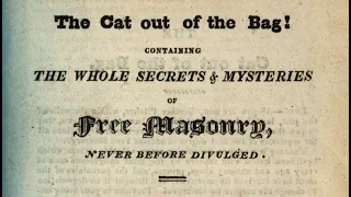 The Cat out the Bag - Whole Secrets and Mysteries of Freemasonry - Runt and Pitcher.