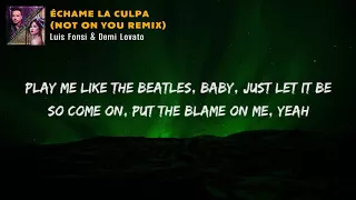 Luis Fonsi, Demi Lovato - Échame La Culpa (Not On You Remix/Audio Lyric)
