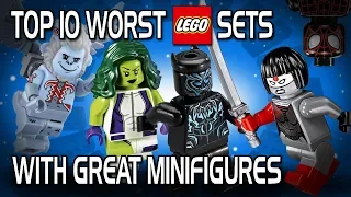 Top 10 Worst LEGO Sets with Great Minifigures