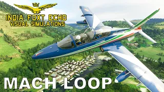 Aermacchi MB-339 - IndiaFoxtEcho | Mach Loop Run | Full Flight Review | Microsoft Flight Simulator