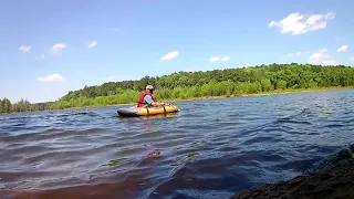 Float Tubing / Depth Finder: Haw River: Jordan Lake State Park (Robeson Canoe Launch) Fishing
