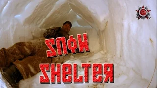 Military Type Snow Shelter. Fast To Make - Great For Emergencies