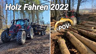Holz Fahren 2022 -POV- // Källefall FB 70 /Valtra N104 //Oberberger_Agrarvideos