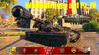 Waffenträger auf Pz.  IV, 9.8K Damage, 3 Kills, Siegfried Line - World of Tanks