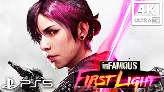 INFAMOUS FIRST LIGHT PS5 All Cutscenes (Game Movie) 4K 60FPS Ultra HD