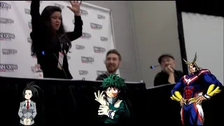 My Hero Academia Panel with Chris Sabat, Justin Briner and Colleen Clinkenbeard at Fan Expo 2018