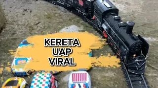 Rail King !!! Kereta Uap Viral menarik gerbong barang #mainananak #youtubekids #miniaturkeretaapi