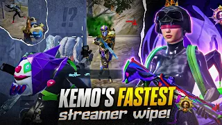 KEMO vs Aggressive Toxic Streamer [*Fastest - Back To Back Clutches] | BGMI 🔱
