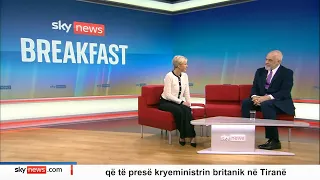 Kryeministri Edi Rama - 📍Londër - Në Sky News🎙️