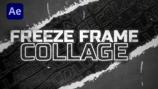 FREEZE FRAME COLLAGE для НАЧИНАЮЩИХ|| Brush Tool || Adobe Aftter Effect