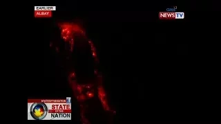 SONA: Mayon volcano, patuloy na naglalabas ng lava