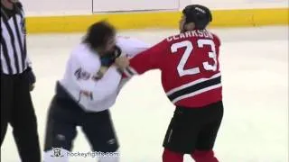 Zack Stortini vs David Clarkson Nov 12, 2010