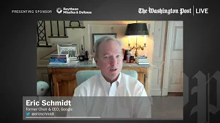 Eric Schmidt was ‘quite alarmed’ by China’s investment in new military technology