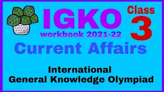 IGKO Class 3 Current Affairs International General Knowledge Olympiad