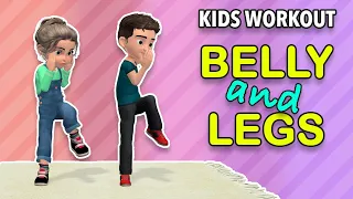 Belly + Legs Kids Workout At Home