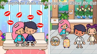 My Boyfriend Made Me Pregnant and Kicked Me Out | Sad Story | Toca Life Story | Toca Boca