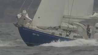 Annapolis 44, SV Mai Tai reefed down in New Zealand