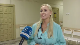 В Гомельской городской клинической больнице №1 посвятили в профессию 10 молодых специалистов