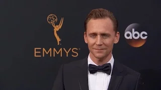 Tom Hiddleston on the Red Carpet of Emmys 2016