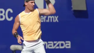 Rafael Nadal INTENSE Tennis Practice for Indian Wells 2022