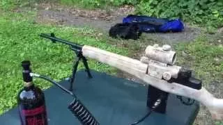 Winchester m14 co2 rifle PLINKING!!!