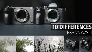 Sony FX3 vs A7S III- The TOP 10 Differences |Sony Alpha