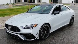 2023 AMG CLA 45 Coupe (382 hp) Test Drive Review — Performance Review and Road Test | Sports Coupe