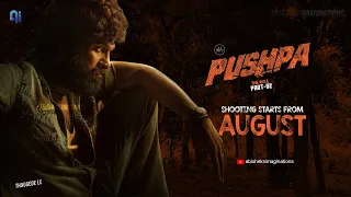 Pushpa 2 Shooting Update | #shorts | Allu Arjun |  Rashmika | Fahadh Faasil | DSP | Sukumar