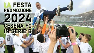 Il Cesena FC in serie B festa in campo e dal sindaco Lattuca.