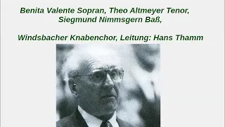 Bach Kantate BWV 73, Herr, wie du willt, so schicks mit mir, Thamm 1967