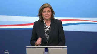 Integrale persconferentie van vicepremier Karien Van Gennip na de ministerraad van 13 oktober 2023