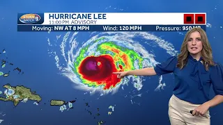 Video: See Hurricane Lee's projected track; future effects on New Hampshire, New England still un...