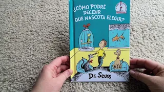 ¿Cómo podré decidir qué mascota elegir? - by Dr. Seuss - Spanish version