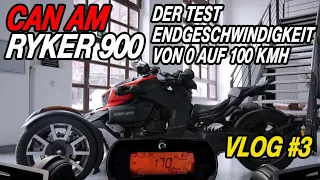 BRP Can Am Ryker 900 - Motorrad Ersatz ? - Der Test - Beschleunigung 0 auf 100 kmh