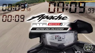 Velocidad Máxima - Top Speed -  Apache 200 @NickRider