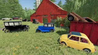 Buying Abandoned barns full of classic cars | Farming Simulator 22