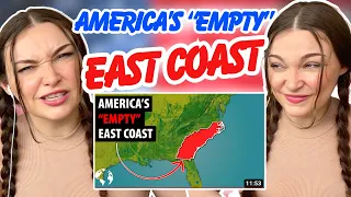 New Zealand Girl Reacts to America's Empty East Coast | Why So Few Americans Live In This HUGE Area