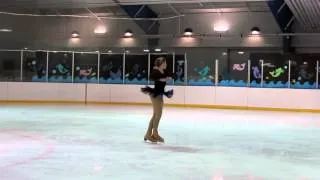 Becca skating to "I See Fire"