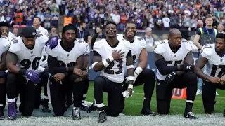 NFL players take a knee to protest Donald Trump's comments