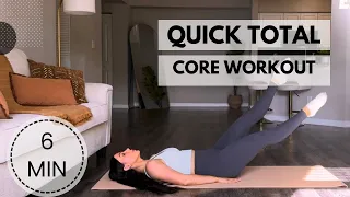 6 MIN TOTAL CORE WORKOUT (Equipment Free Ab Workout)