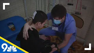 Hospital in Ukraine is helping children injured in the war