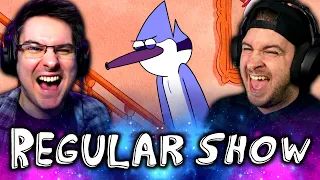 REGULAR SHOW Season 2 Episode 17 & 18 REACTION! | See You There & Do Me a Solid